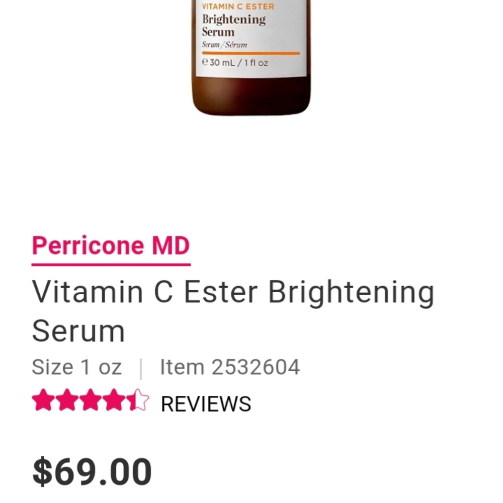 Perricone MD Brightening Serum 1oz